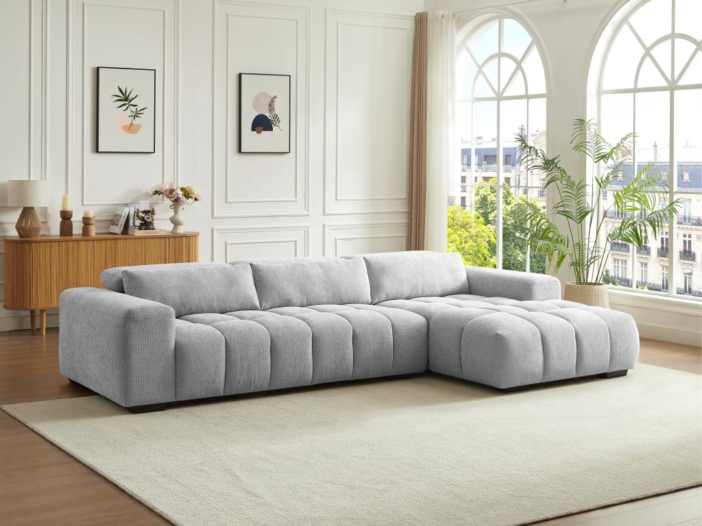 Canapé en tissu gris - dlz1766580502638