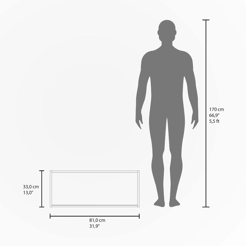 Meuble suspendu avec porte coulissante, noir