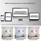 Canapé d'angle moderne Rosita en forme de L avec méridienne par GDFStudio