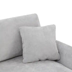 Canapé d'angle moderne Rosita en forme de L avec méridienne par GDFStudio