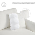 Canapé d'angle moderne Rosita en forme de L avec méridienne par GDFStudio