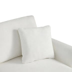 Canapé d'angle moderne Rosita en forme de L avec méridienne par GDFStudio