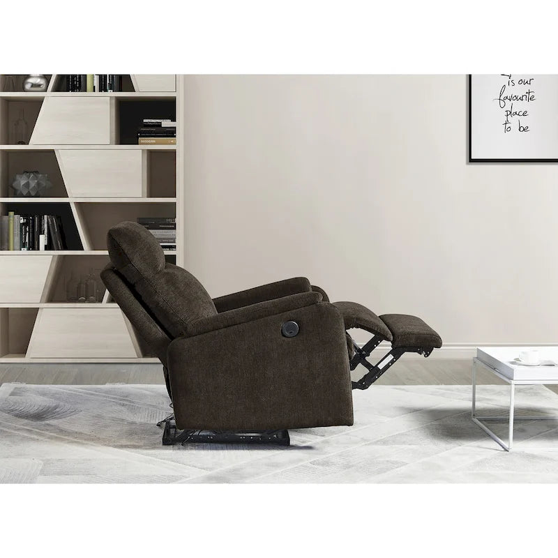 Christopher Knight Home - Fauteuil inclinable électrique Hudson avec chargeur USB