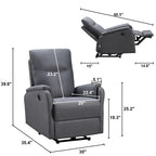 Christopher Knight Home - Fauteuil inclinable électrique Hudson avec chargeur USB
