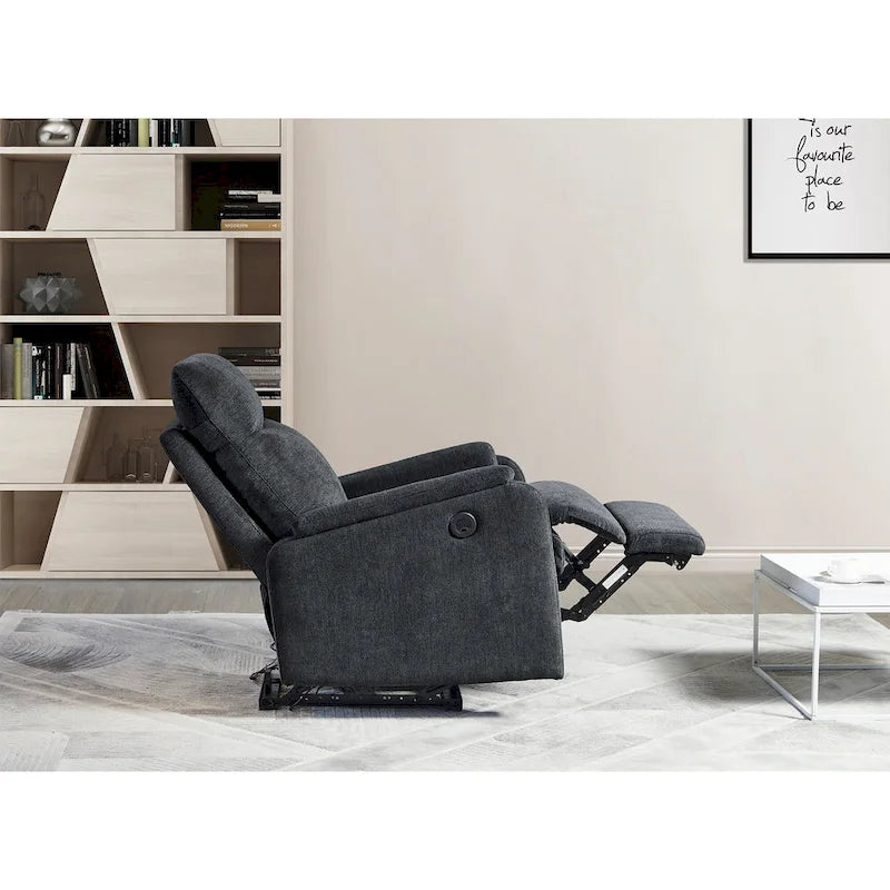 Christopher Knight Home - Fauteuil inclinable électrique Hudson avec chargeur USB