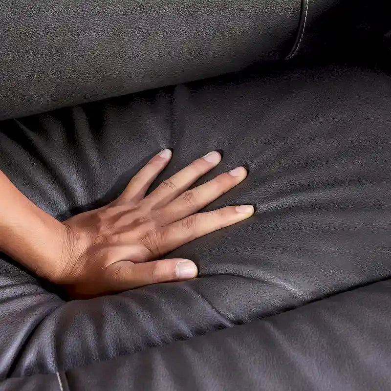 GDFStudio - Fauteuil inclinable pivotant à bascule Harrison Soft Power avec chauffage et massage, accoudoirs rembourrés, pour espaces de vie