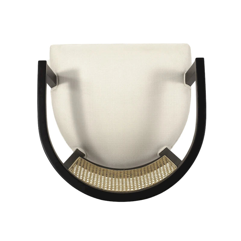 Chaises de salle à manger en bois d'hévéa recouvertes de cannage couleur groseille par Christopher Knight Home - Lot de 2