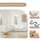 Canapés d'angle modulables Cypress pour salon