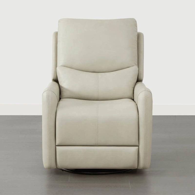 Fauteuil inclinable pivotant électrique Adalyn avec coussin lombaire