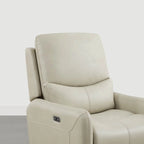 Fauteuil inclinable pivotant électrique Adalyn avec coussin lombaire