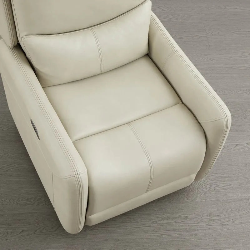 Fauteuil inclinable pivotant électrique Adalyn avec coussin lombaire