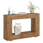 Console étroite de 119 cm avec rangement pour entrée ou salon - 120 cm L x 74 cm H x 30 cm P