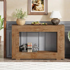 Console étroite de 119 cm avec rangement pour entrée ou salon - 120 cm L x 74 cm H x 30 cm P