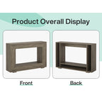 Console étroite de 119 cm avec rangement pour entrée ou salon - 120 cm L x 74 cm H x 30 cm P