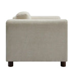 Fauteuil d'appoint surdimensionné Roomfitters, canapé une place confortable pour salon, chambre ou bureau, revêtement en velours tissé