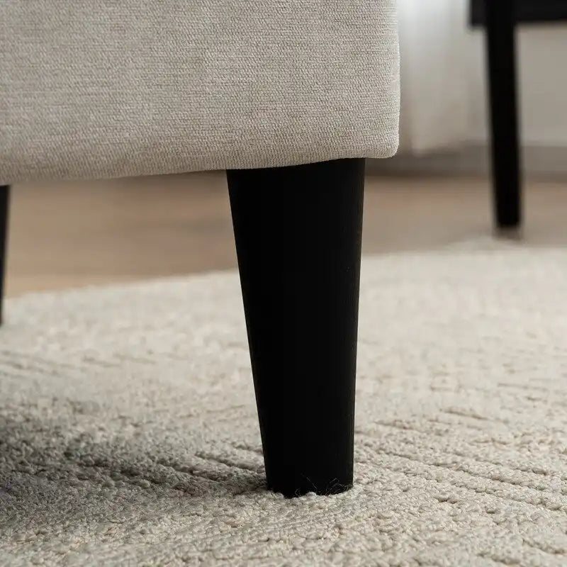 Canapé modulable convertible 2 places 69 avec pouf et rangement