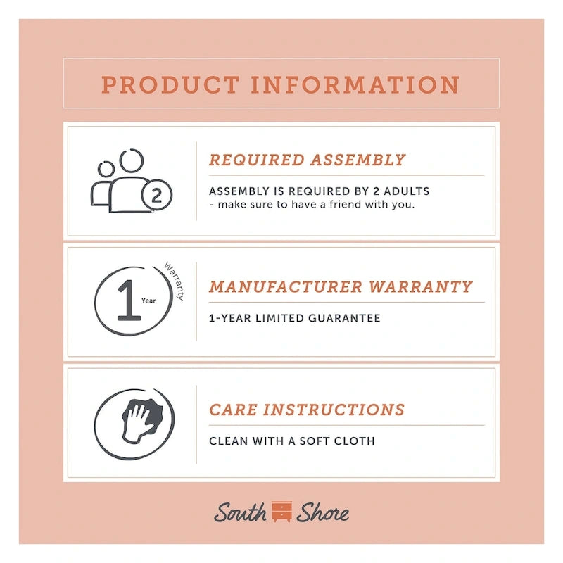 Lit de jour South Shore Tassio avec rangement