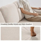 Canapé-lit moderne avec étagères et port de chargement