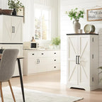 47 Garde-manger de style campagnard, armoire de rangement avec portes de grange - Non applicable