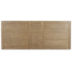 Table de salle à manger Myka, rallonge, rectangulaire, bois brun, 80-98 pouces