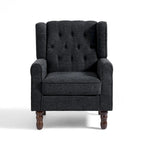 Ensemble de 2 fauteuils club capitonnés à oreilles