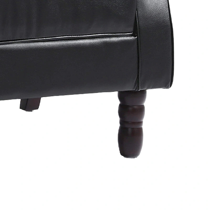 Ensemble de 2 fauteuils club capitonnés à oreilles