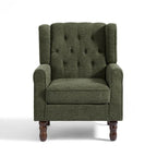 Ensemble de 2 fauteuils club capitonnés à oreilles