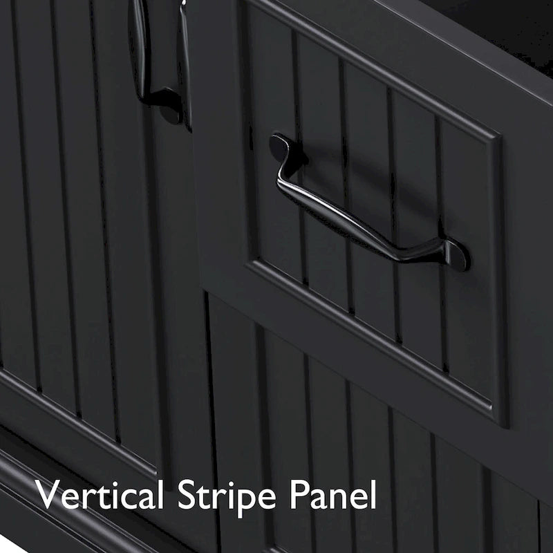 Îlot de cuisine de 56 pouces avec plateau rabattable en placage de bois d'hévéa (tabouret non inclus)