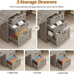 Bureau d'ordinateur 96,5 cm, 3 tiroirs, 8 étagères ouvertes, idéal pour le télétravail