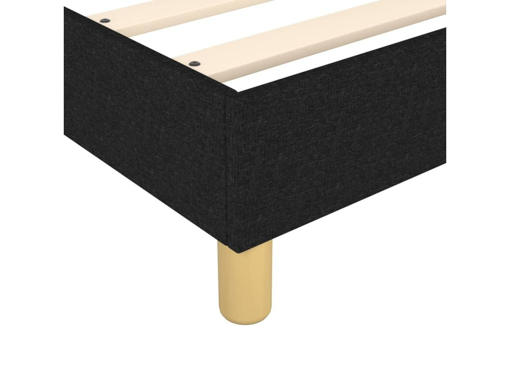 Matelas en tissu noir, 90 x 190 cm