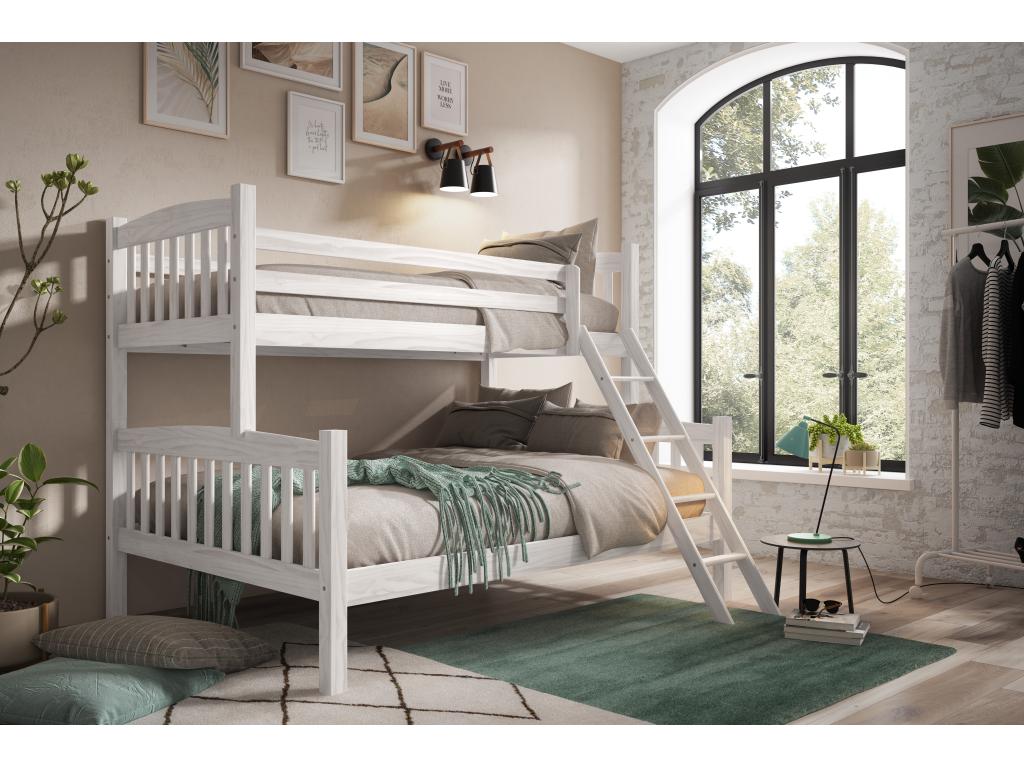 Lit blanc, 190 x 90 cm