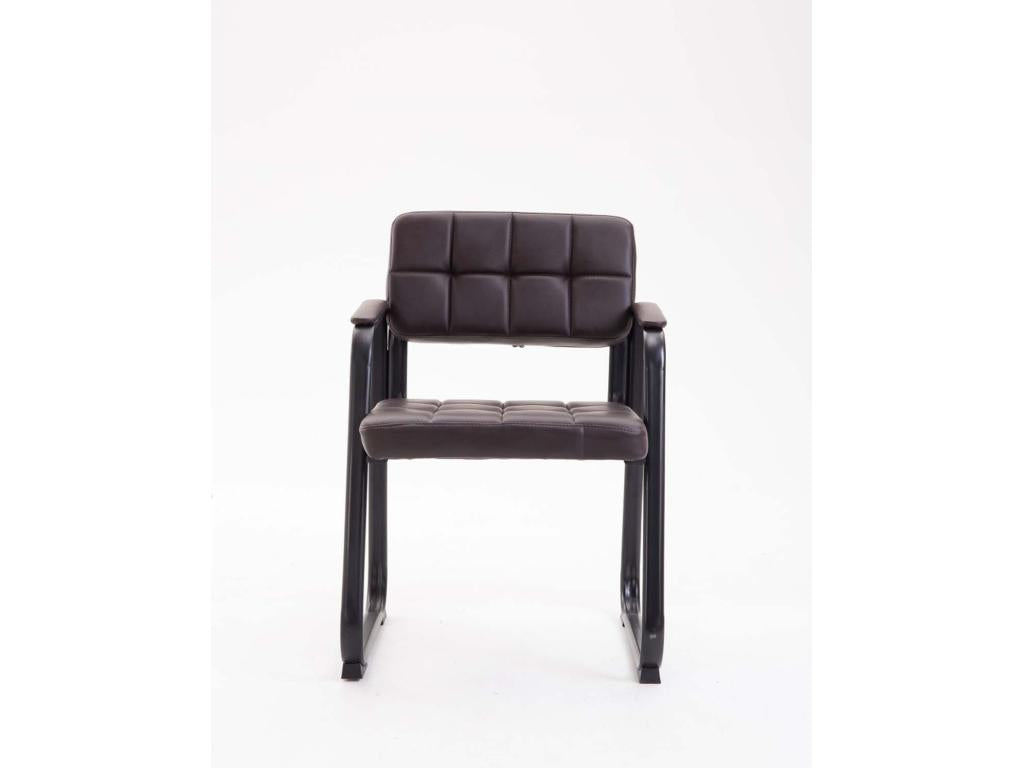 Fauteuil d'appoint marron, 59 x 58 x 84 cm