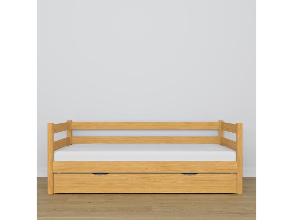 Lit en pin naturel, 80 x 180 cm