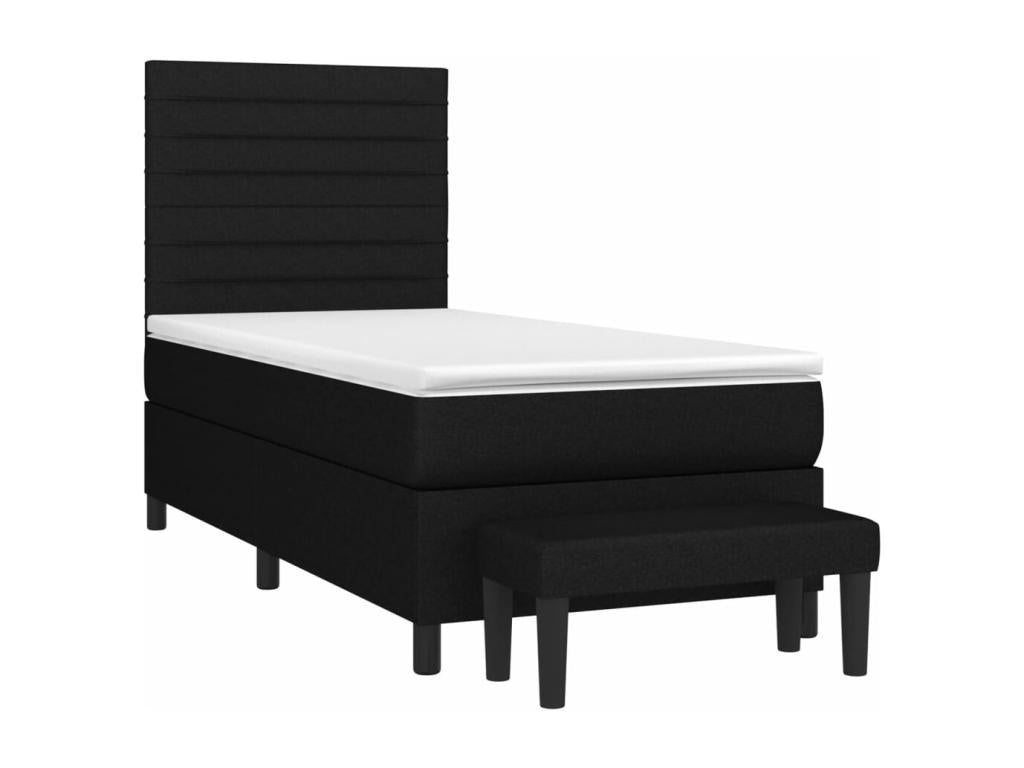 Matelas en tissu noir, 80 x 200 cm - dlz1766581081708