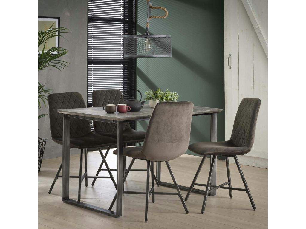 Table à manger grise