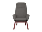 Fauteuil d'appoint en tissu gris