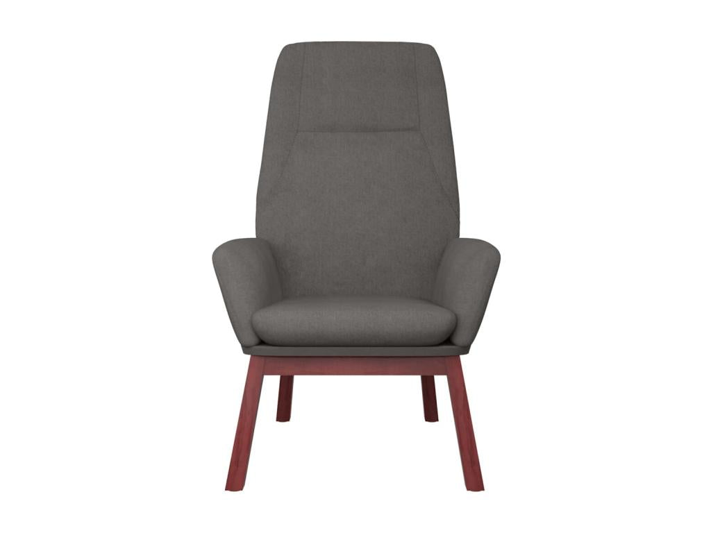 Fauteuil d'appoint en tissu gris