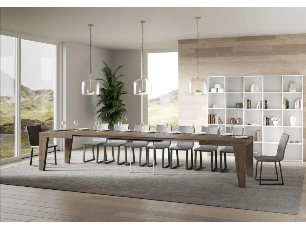 Table à manger marron