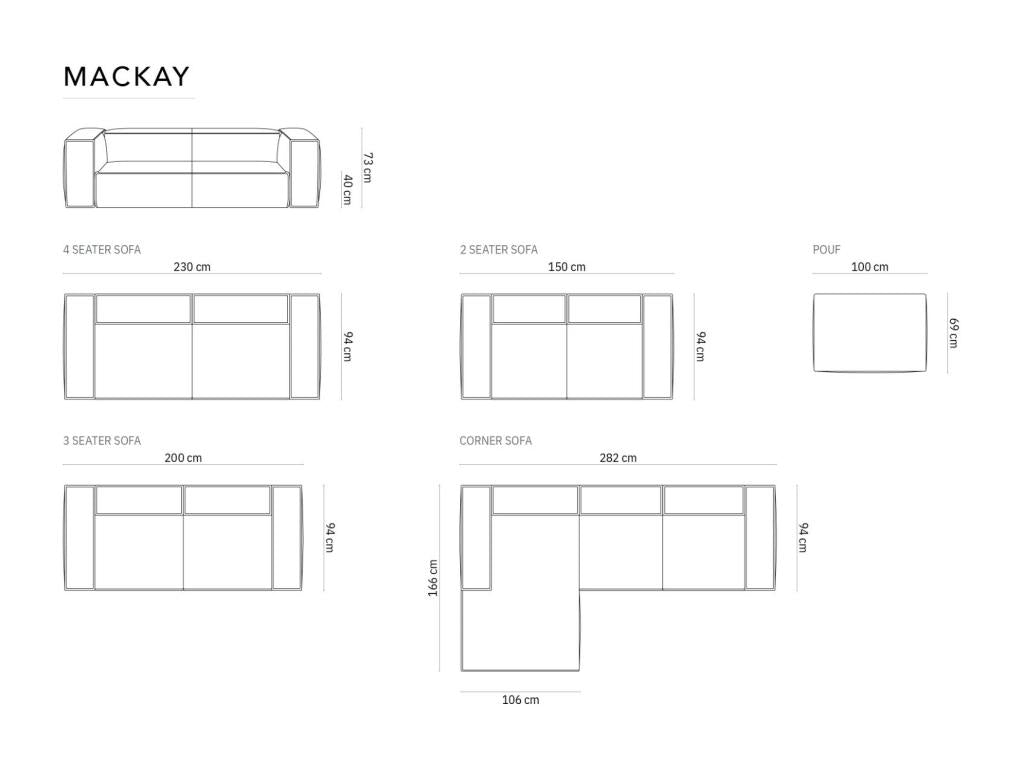 Pouf en velours beige, 100 x 69 x 40 cm