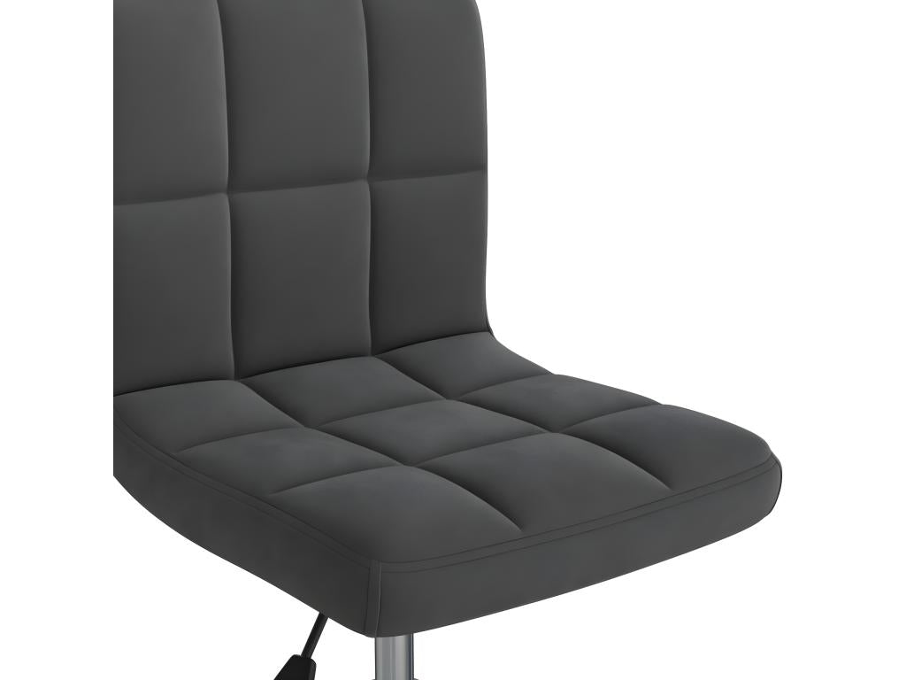 Fauteuil en velours noir