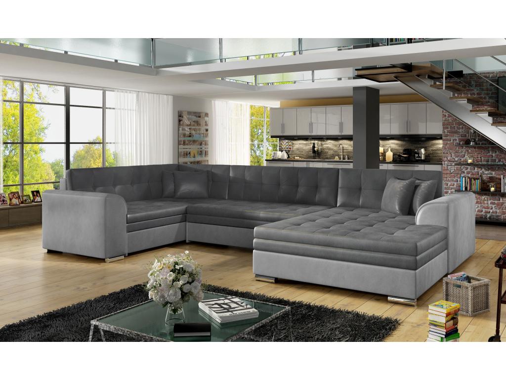 Canapé en tissu anthracite