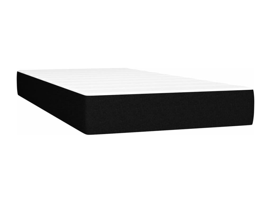 Matelas en tissu noir, 90 x 190 cm