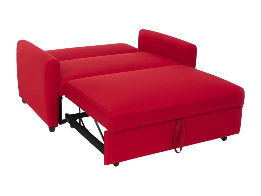 Canapé en tissu rouge - dlz1766580671702