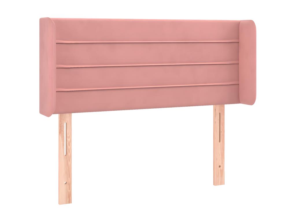 Lit en velours, 93 x 16 x 78 cm