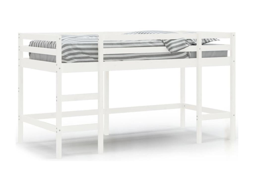 Lit en pin blanc, 90 x 200 cm