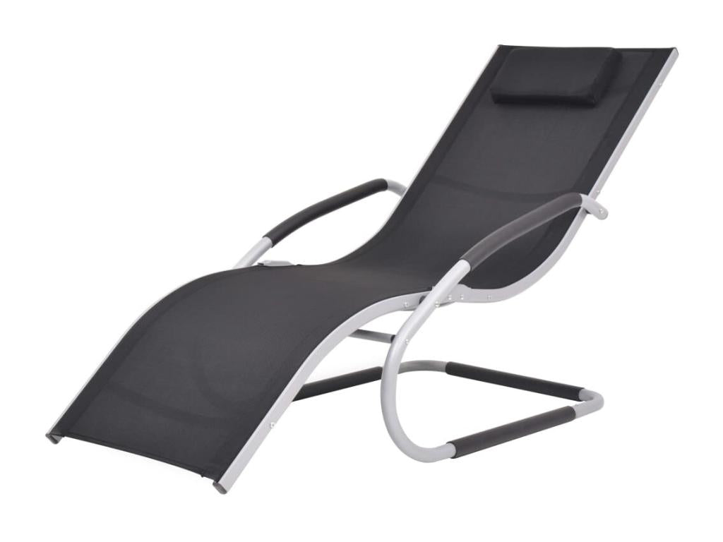 Chaise longue noire - dlz1766580419108