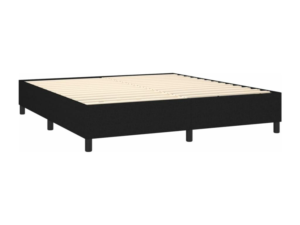 Matelas en tissu noir, 160 x 200 cm - dlz1766580562392