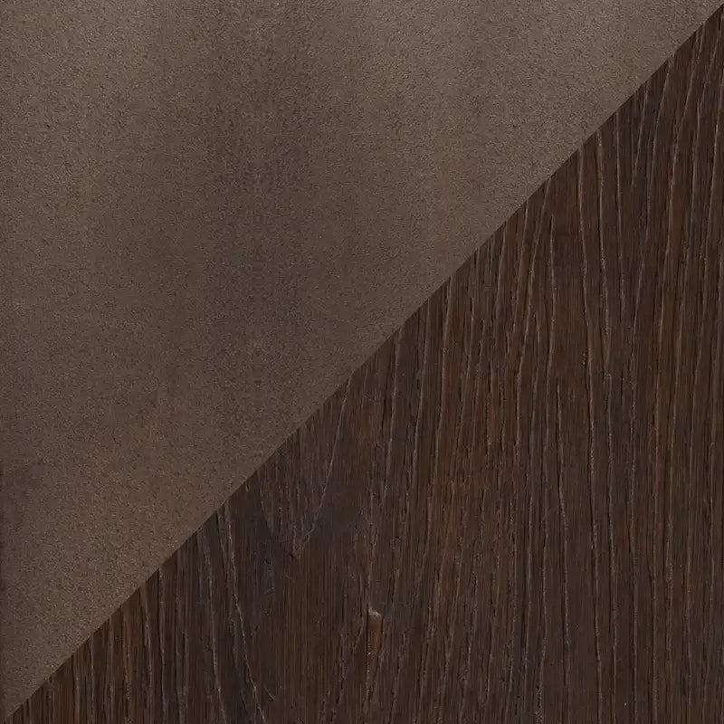 Table de salle à manger ronde industrielle Carbon Loft Barton