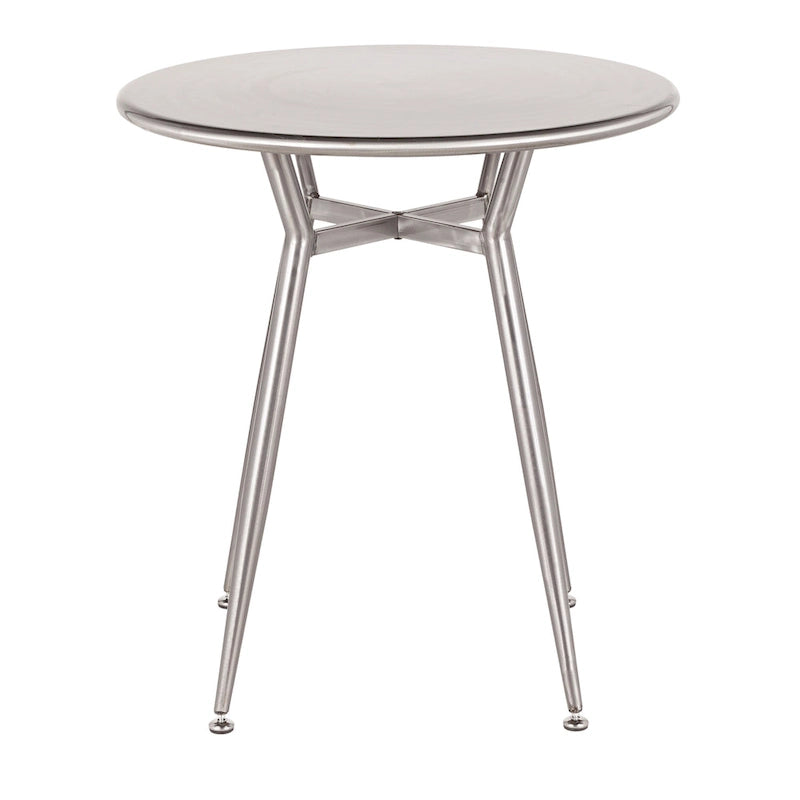 Table de salle à manger ronde industrielle Carbon Loft Barton