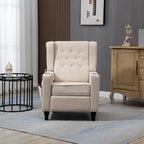 Fauteuil inclinable avec dossier capitonné